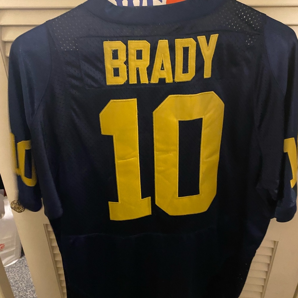 Tom Brady Michigan Jersey Womens Large
